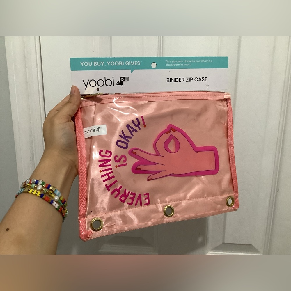 Yoobi- Binder Zip Pencil Case